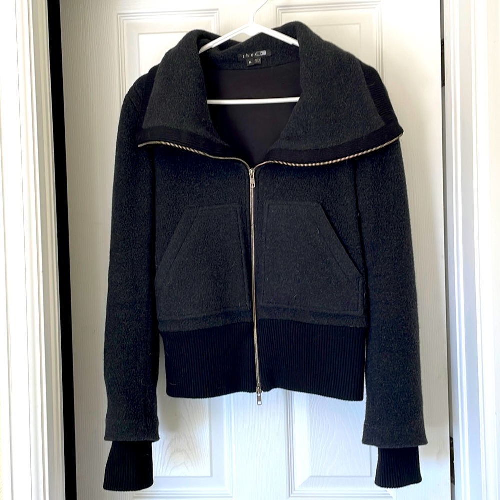 Theory Louina Amazing Cashmere Wool Blend Coat, Medium